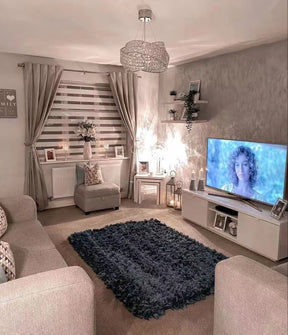 Round Crystal Ring Chandelier in Silver/Gold Finish for Lowg-ceiling