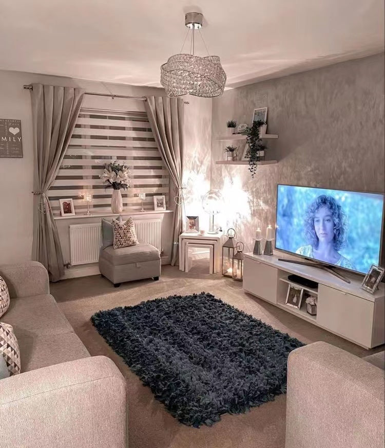 Round Crystal Ring Chandelier in Silver/Gold Finish for Lowg-ceiling