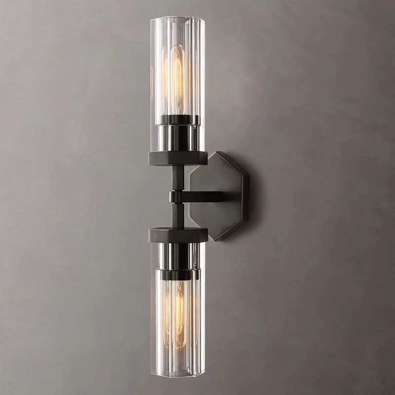 Roval Hexagonal Linear Short Wall Sconce
