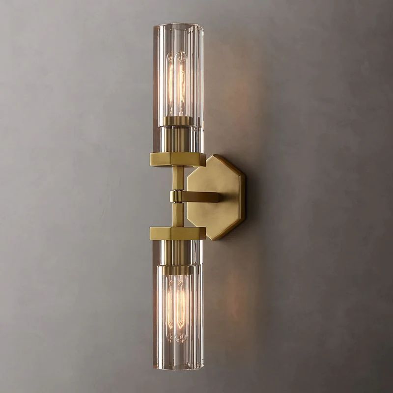 Roval Hexagonal Linear Short Wall Sconce