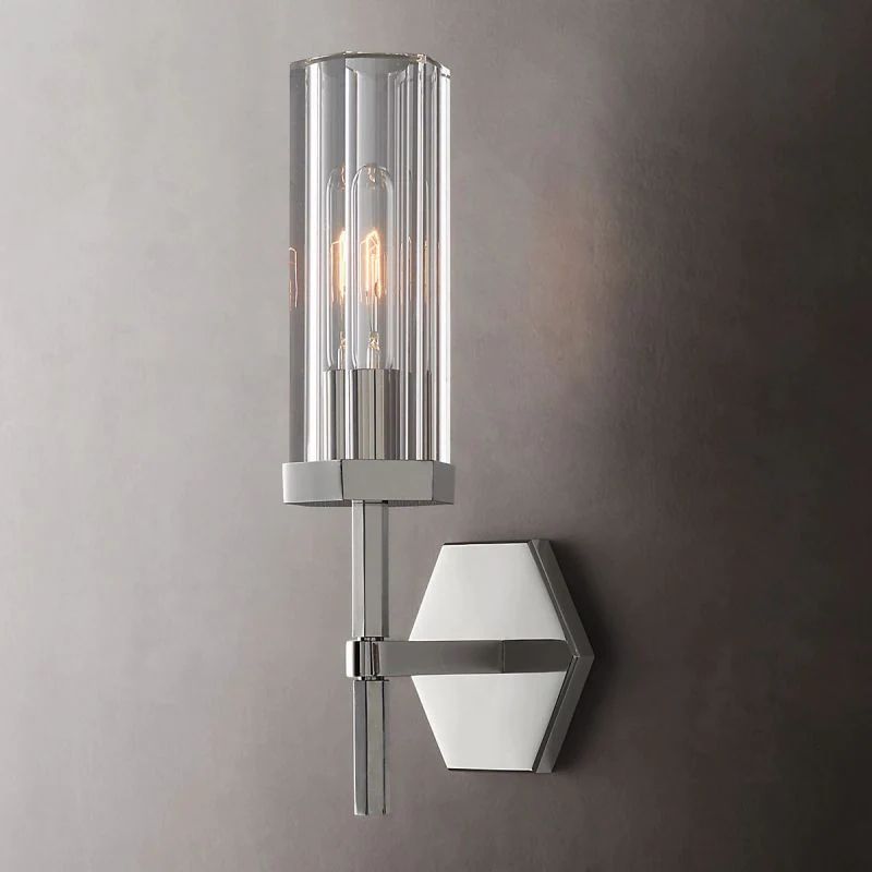 Roval Hexagonal Short Wall Sconce