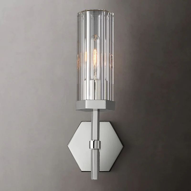 Roval Hexagonal Short Wall Sconce