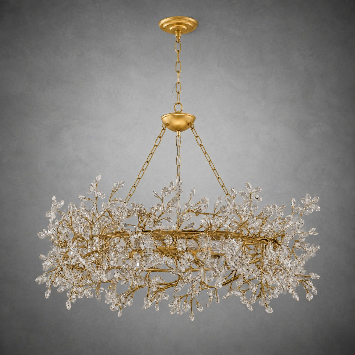 Rowan Twig Modern Round Chandelier 39"D