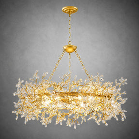 Rowan Twig Modern Round Chandelier 39"D