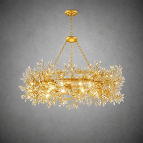 Rowan Twig Round Pendant 31.5"D