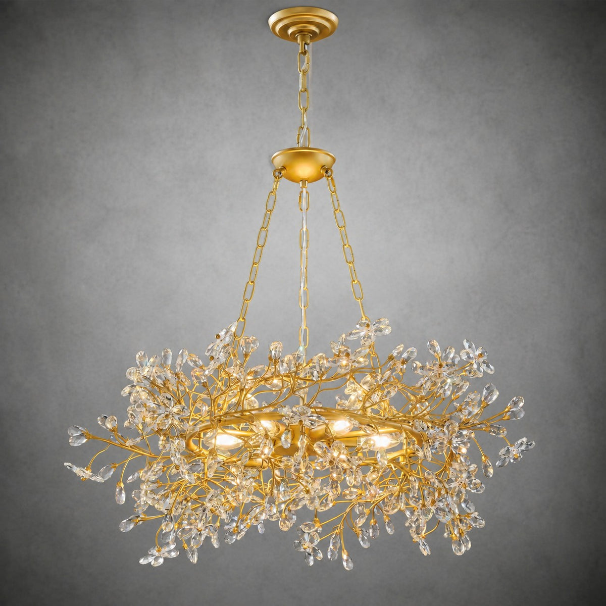 Rowan Twig Round Pendant 31.5"D