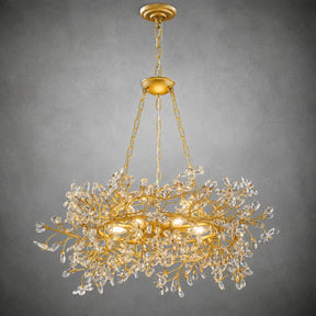 Rowan Twig Round Pendant 31.5"D