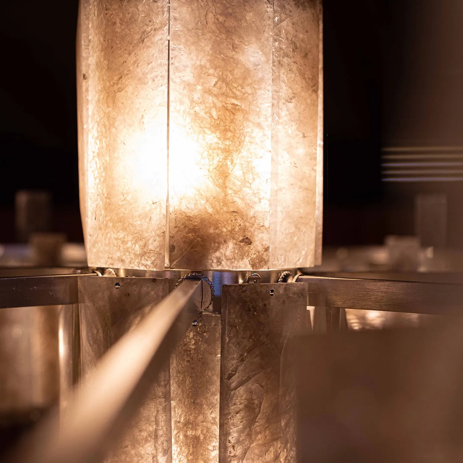 Saturn chandelier