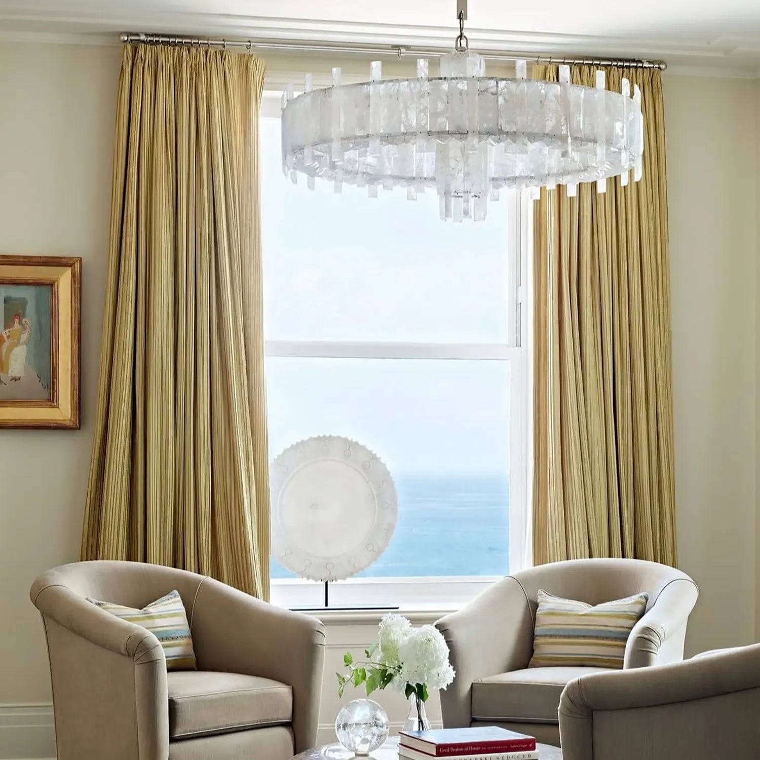 Saturn chandelier