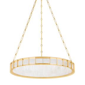 Savannah Round Bedroom Alabaster Chandelier Lighting