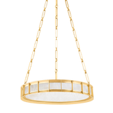 Savannah Round Bedroom Alabaster Chandelier Lighting