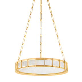 Savannah Round Bedroom Alabaster Chandelier Lighting