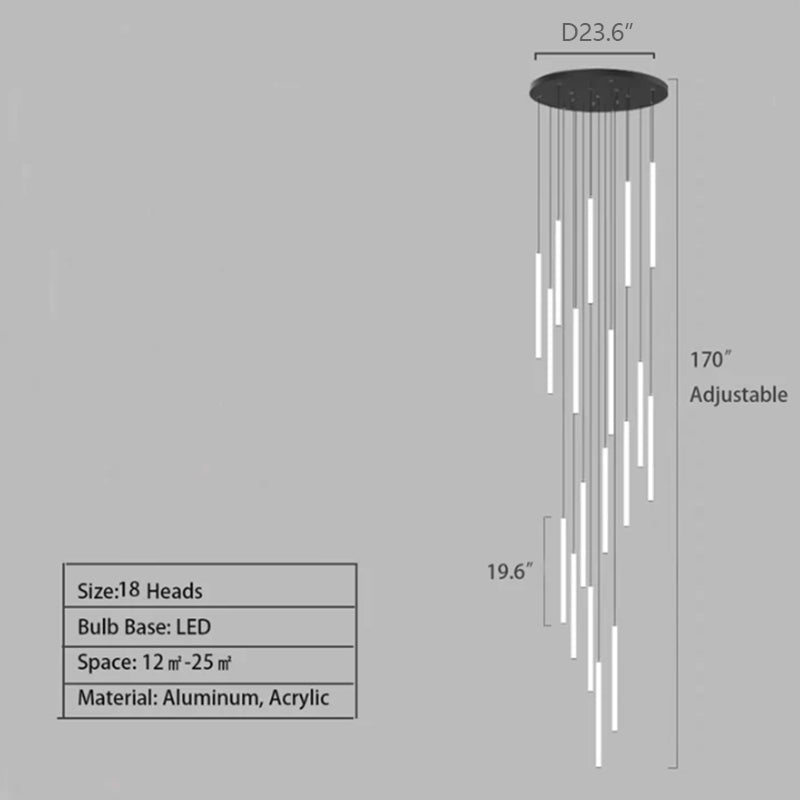 Scandinavia Minimalist White Pendant Light for Bedside/Dining Room/Staircase