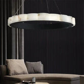 Scott Alabster Black Round Chandelier