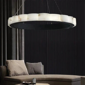 Scott Alabster Black Round Chandelier