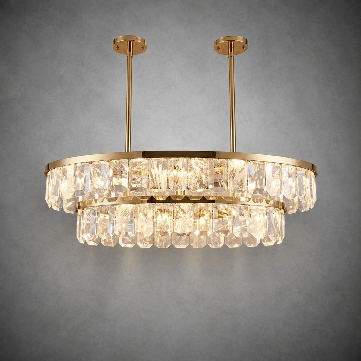 Selene Linear Crystal Chandelier