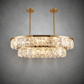 Selene Linear Crystal Chandelier