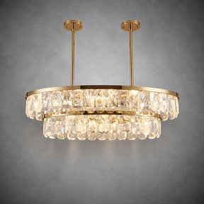 Selene Linear Crystal Chandelier