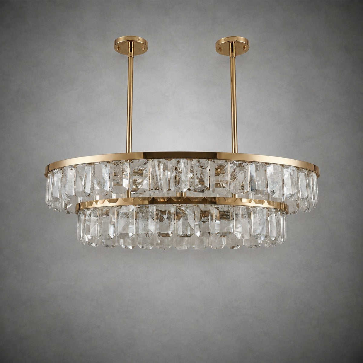 Selene Linear Crystal Chandelier