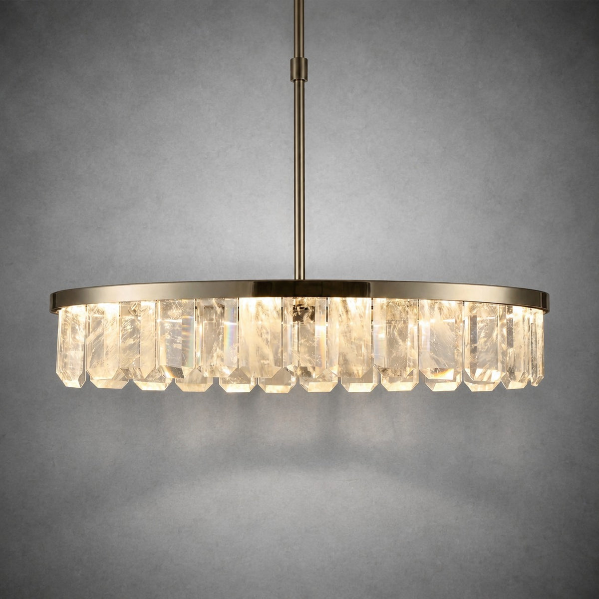 Selene Linear Crystal Chandelier
