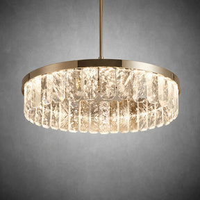 Selene Round Crystal Chandelier