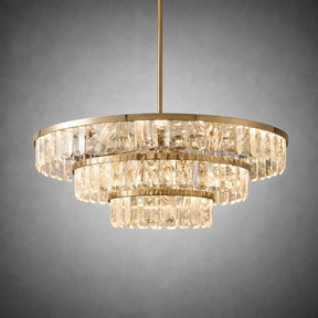 Selene Round Crystal Chandelier