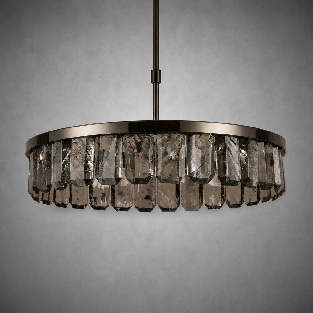 Selene Round Crystal Chandelier