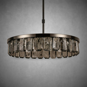 Selene Round Crystal Chandelier