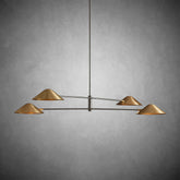 Simms 4-Light Linear Chandelier
