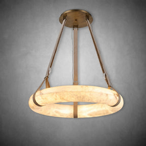 Single Ring Pendant Alabaster