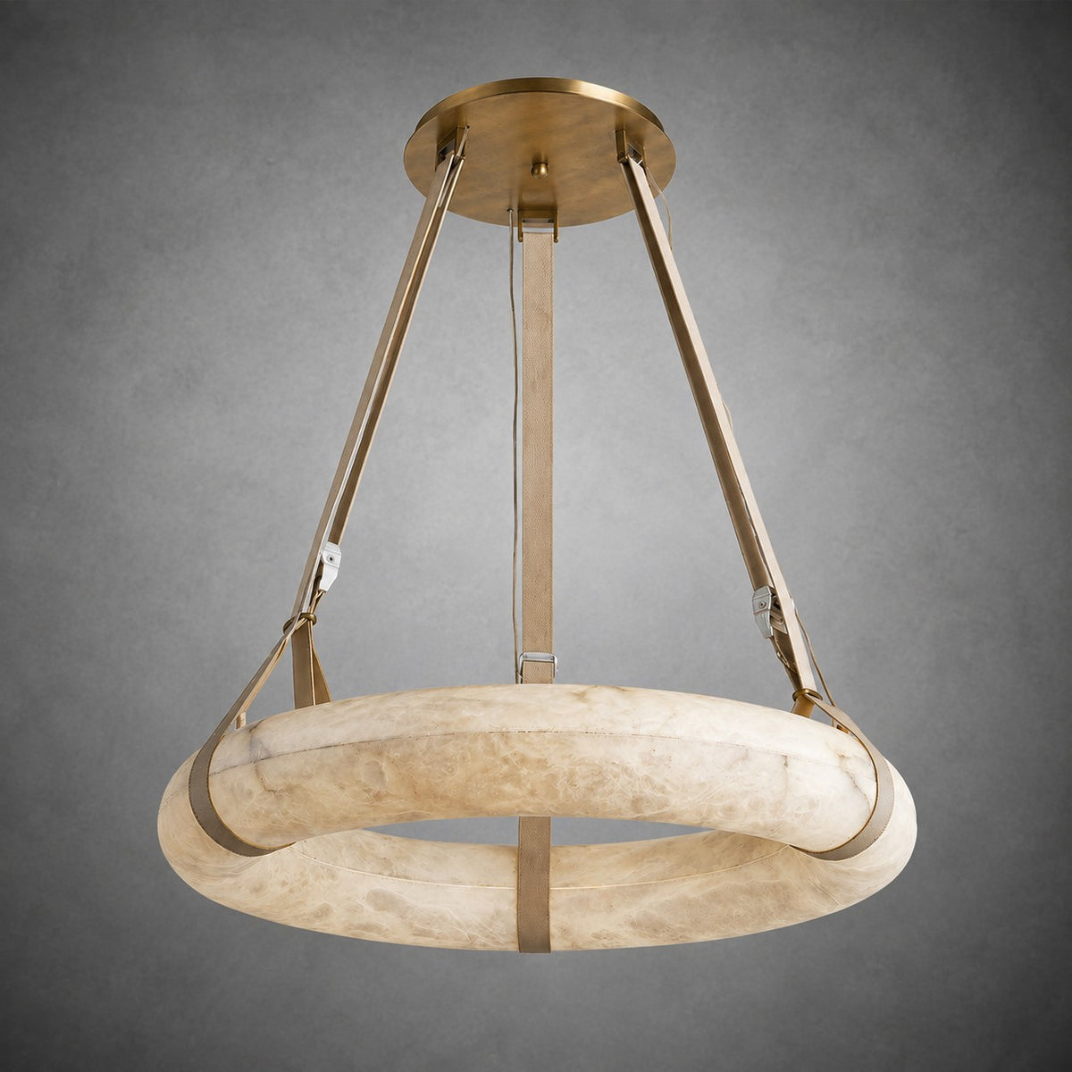 Single Ring Pendant Alabaster