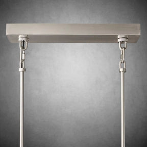 Sireno Clear Glass Rectangular Chandelier 59" 77"