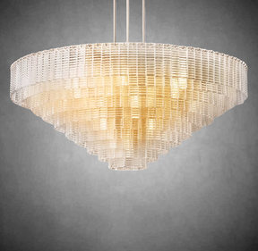 Sireno Clear Glass Round Chandelier