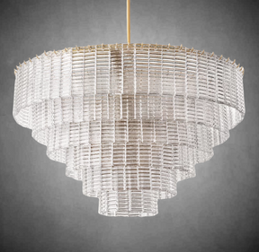 Sireno Clear Glass Round Chandelier