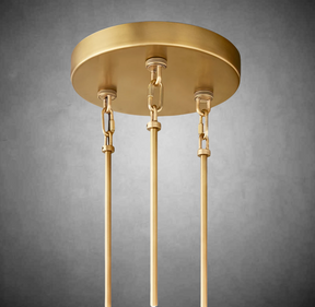 Sireno Smoke Glass Round Chandelier