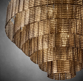 Sireno Smoke Glass Round Chandelier