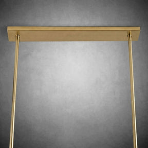 Solene Alabaster Linear Chandelier 45"
