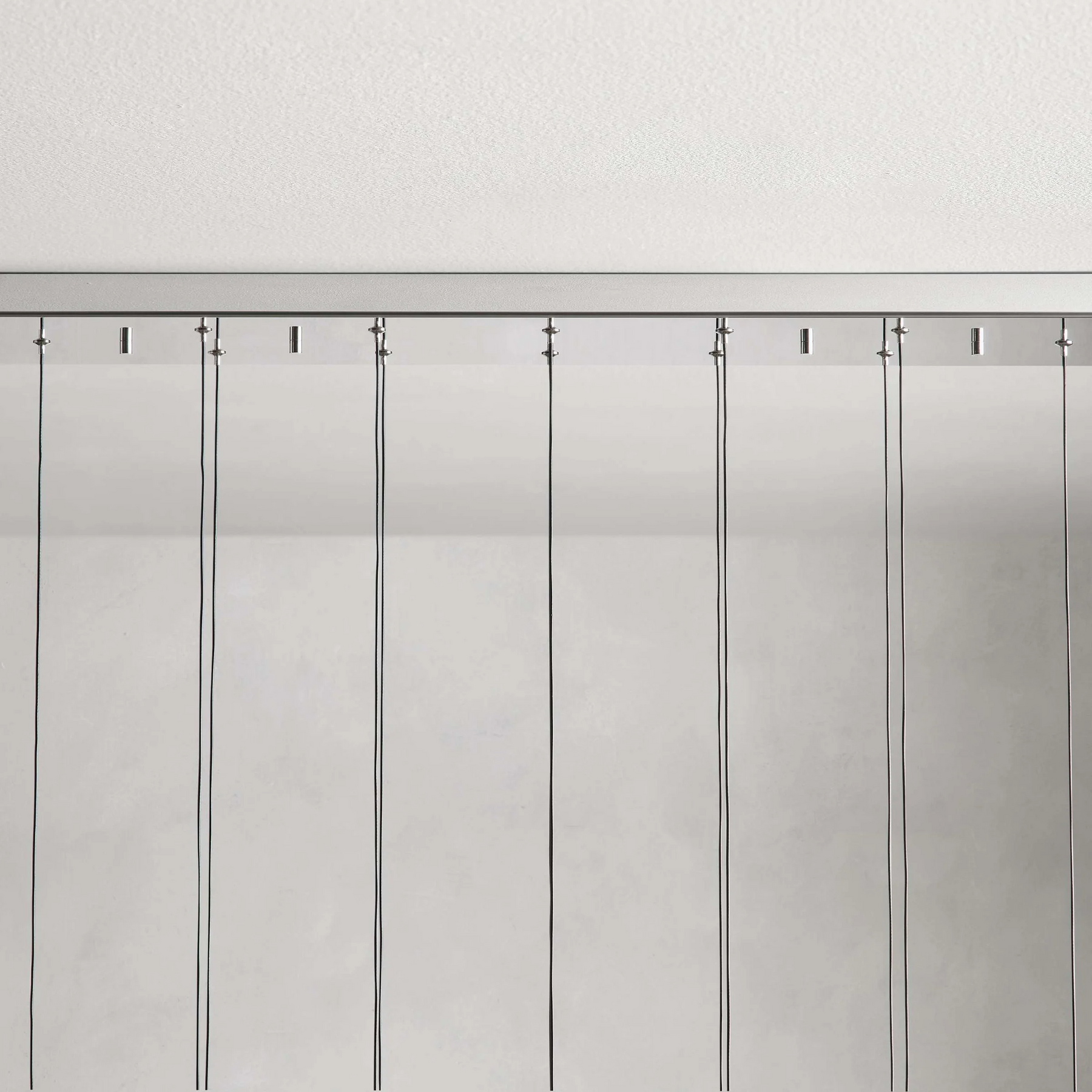 SOLITAIRE LINEAR MODERN CHANDELIER 37"W