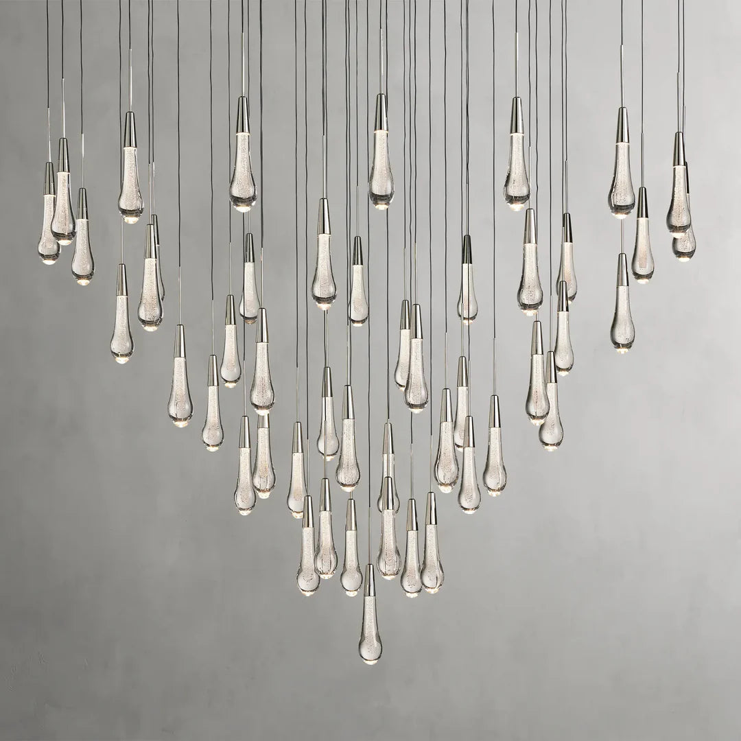 Solitaire Modern 17'' 24'' 36'' 58'' Round Chandelier Lighting