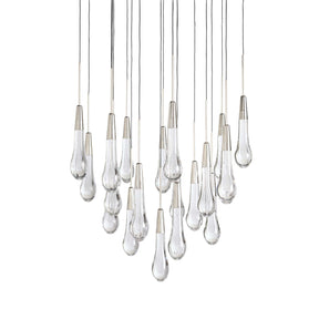Solitaire Modern 17'' 24'' 36'' 58'' Round Chandelier Lighting