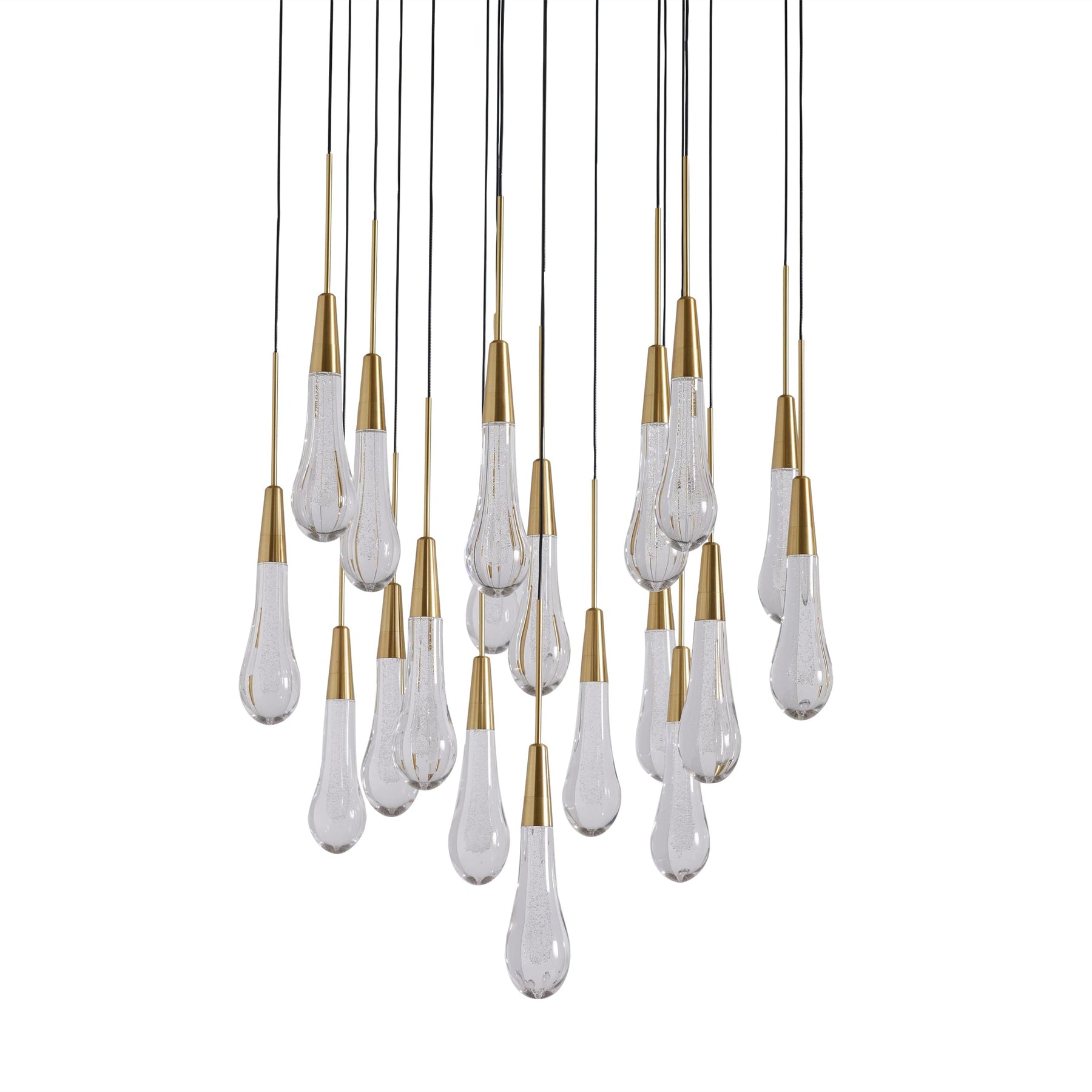 Solitaire Modern 17'' 24'' 36'' 58'' Round Chandelier Lighting