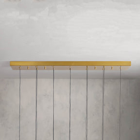 Solitaire Modern 37" Linear Chandelier