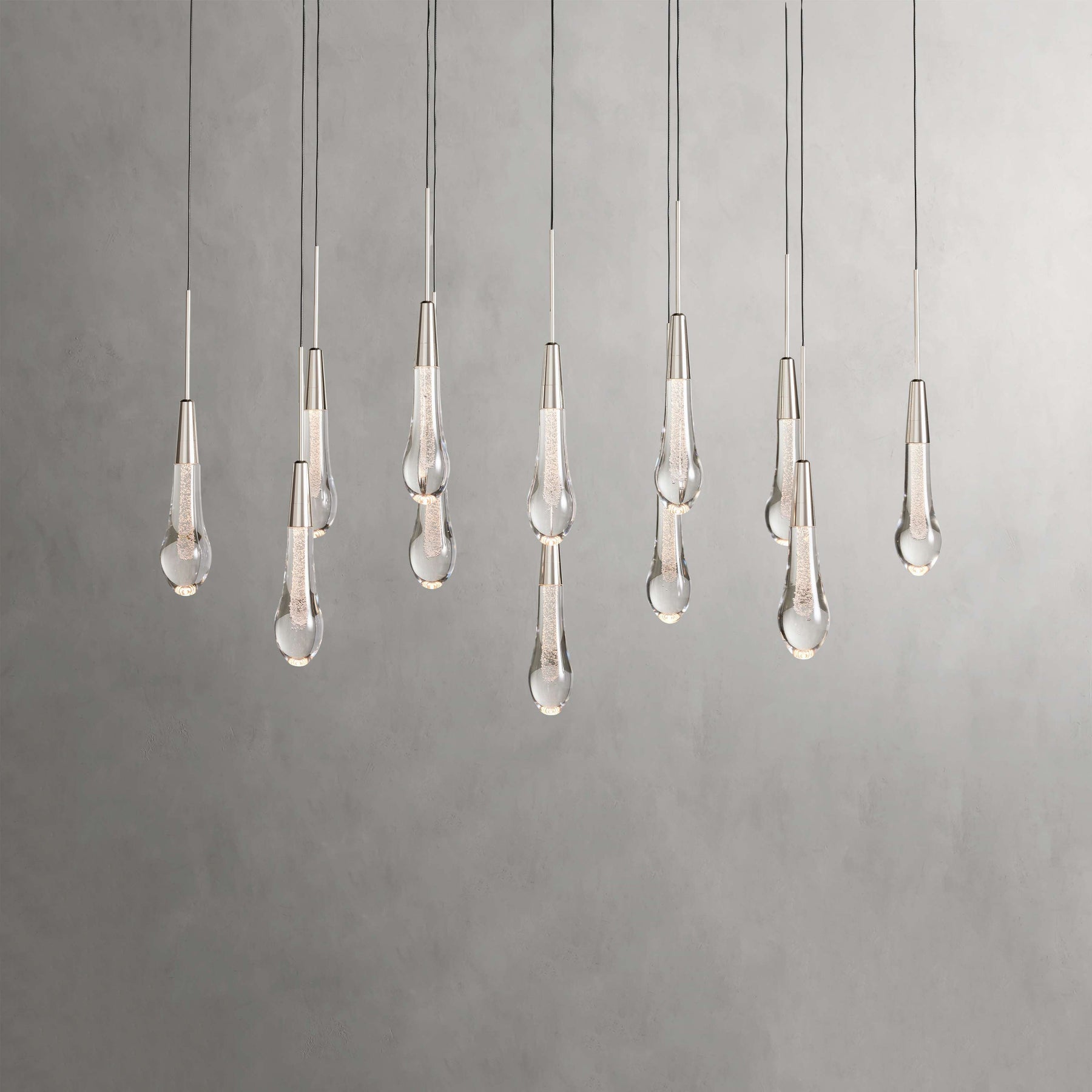 Solitaire Modern 37" Linear Chandelier