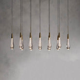 Solitaire Modern 37" Linear Chandelier
