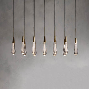 Solitaire Modern 37" Linear Chandelier