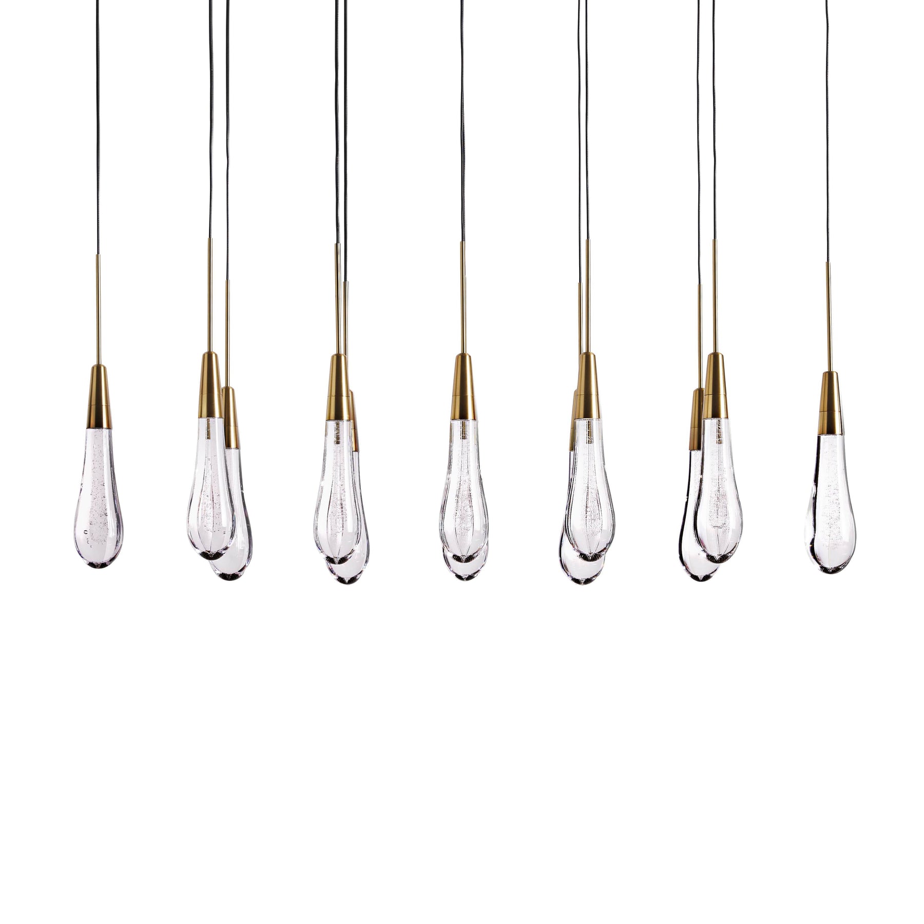 Solitaire Modern 37" Linear Chandelier
