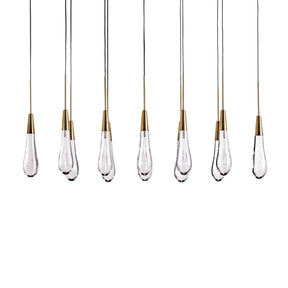 Solitaire Modern 37" Linear Chandelier