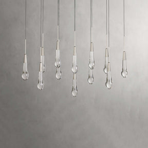 Solitaire Modern 37" Linear Chandelier