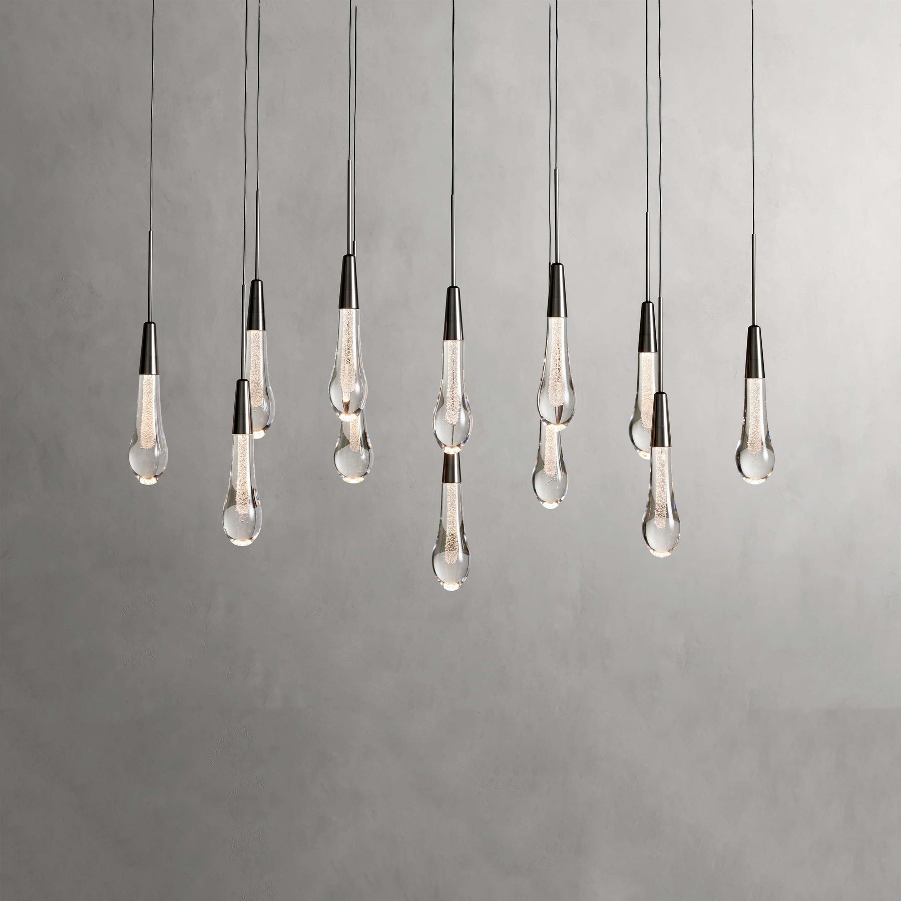Solitaire Modern 37" Linear Chandelier