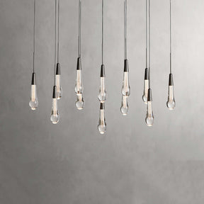 Solitaire Modern 37" Linear Chandelier